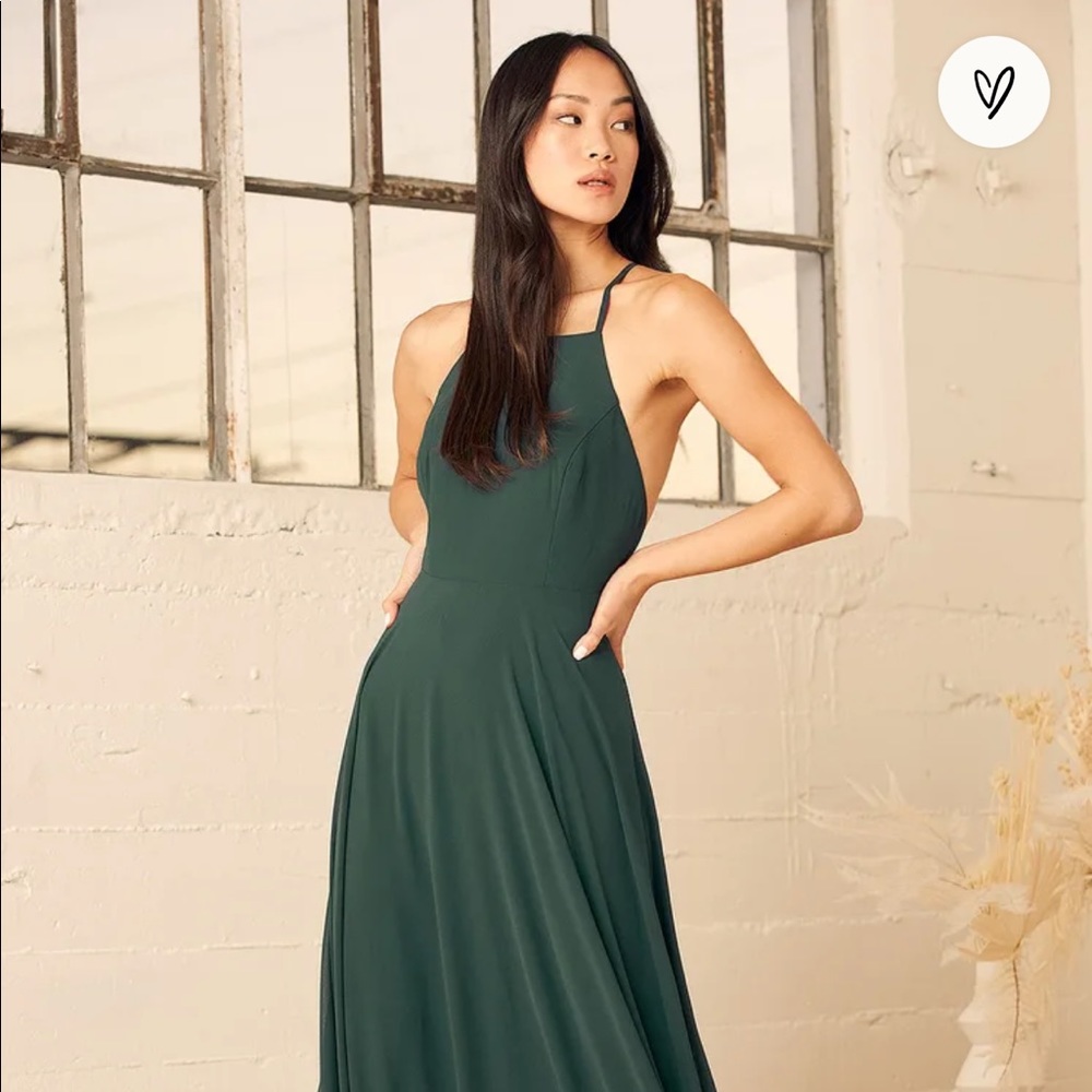 Dark Green Maxi Dress